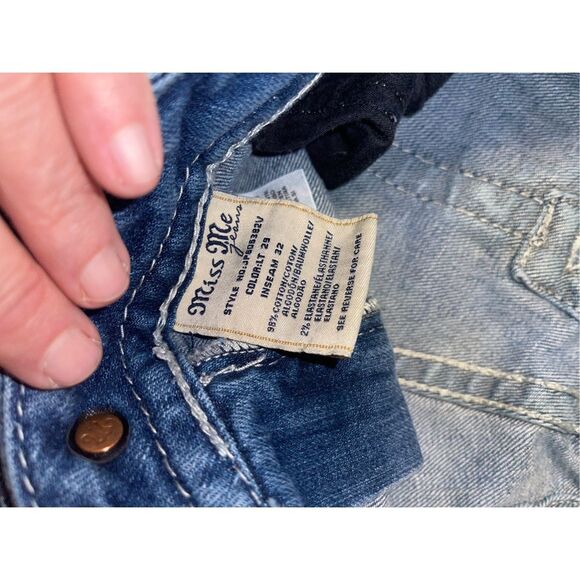 Miss Me Light Blue Boot Cut Jeans - Picture 8 of 11